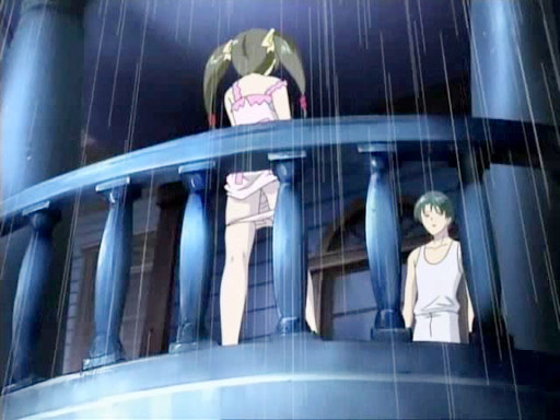 Cute gal loses virginity under the rain