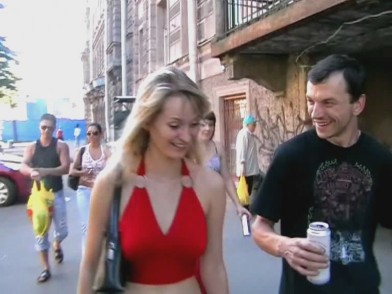 Chick jumps on long rod and heavily blows it from Student Sex Parties